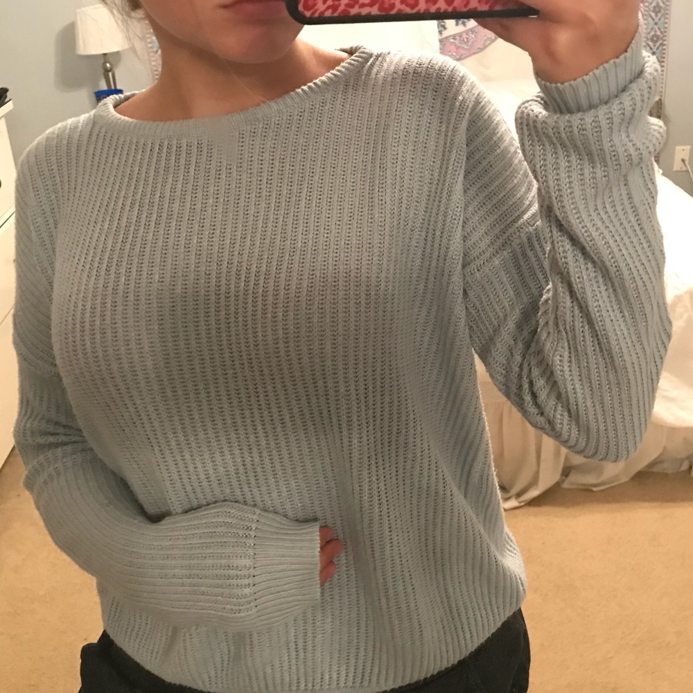Brandy blue sweater😍